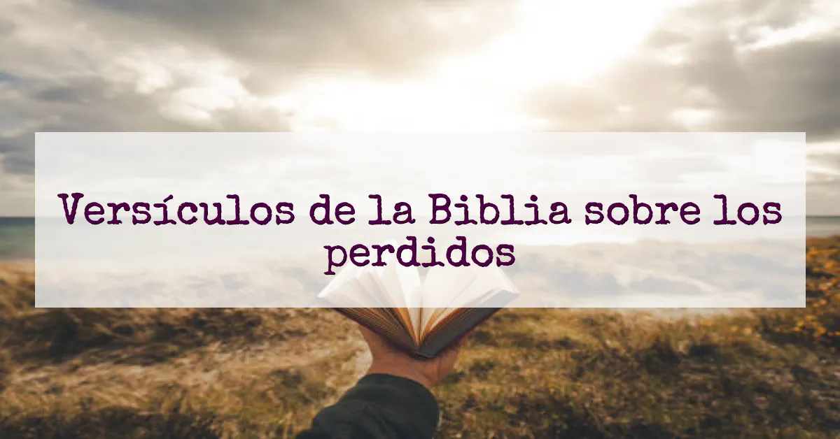 Versículos de la Biblia sobre los perdidos