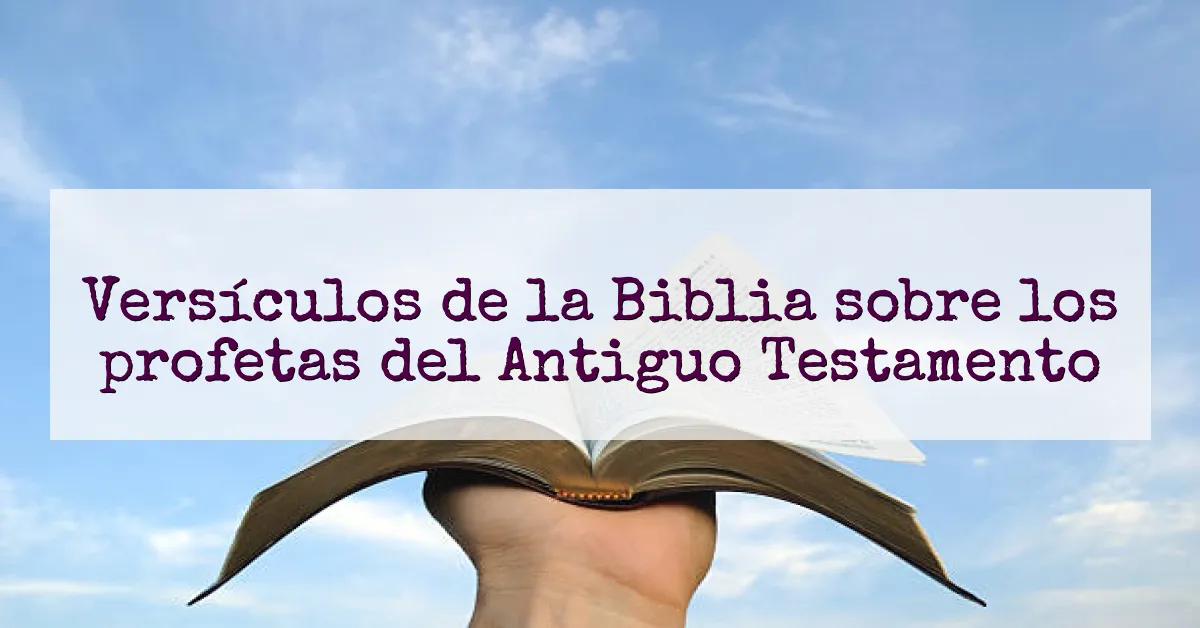 Versículos de la Biblia sobre los profetas del Antiguo Testamento