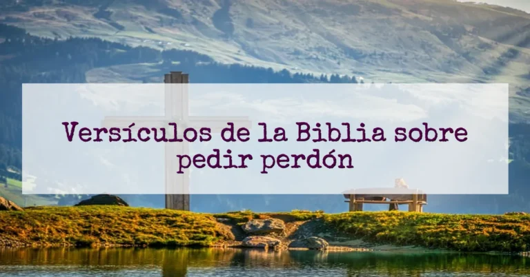 Versículos de la Biblia sobre pedir perdón