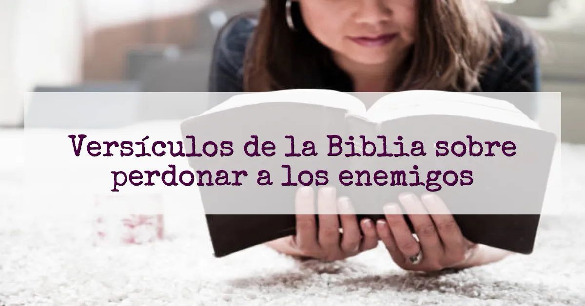 Versículos de la Biblia sobre perdonar a los enemigos