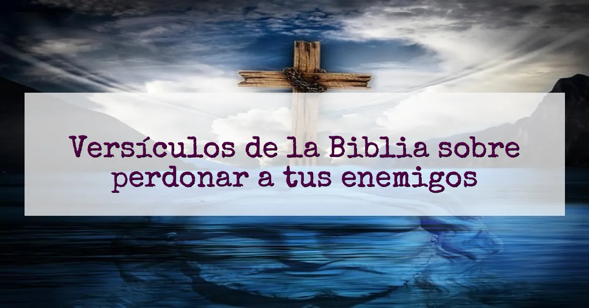 Versículos de la Biblia sobre perdonar a tus enemigos