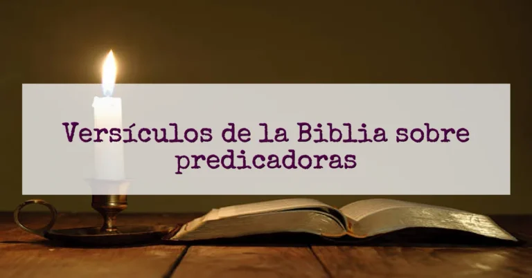 Versículos de la Biblia sobre predicadoras