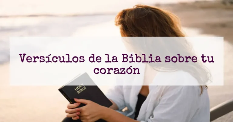 Versículos de la Biblia sobre tu corazón