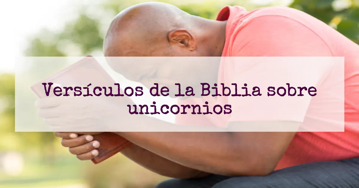 Versículos de la Biblia sobre unicornios